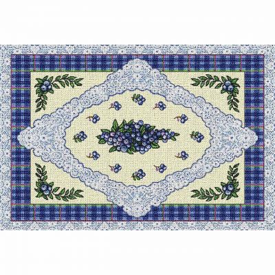 Blueberry Lace Placemat 18x13 inch - 666576025733 - 1203-PM