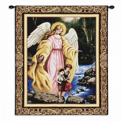Watch Over You Wall Tapestry 24x6 inch - 666576040910 - 1673-WH
