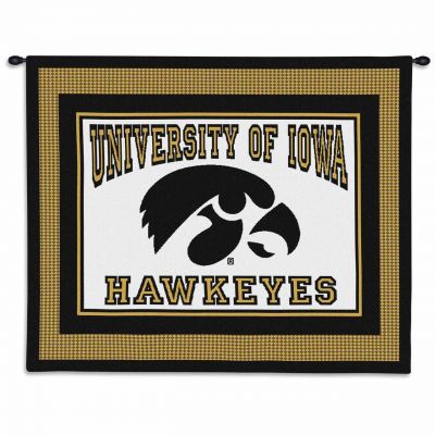 The University of Iowa Wall Tapestry 34x26 inch -  - 4655-WH