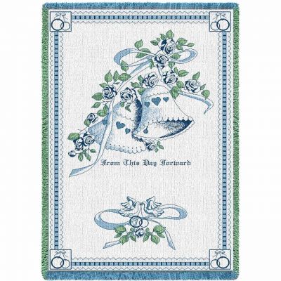 Matrimony Blue Blanket 48x69 inch - 666576016441 - 560-A