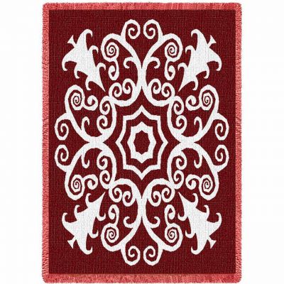 Christmas Silhouette Blanket 54x54 inch - 666576098102 - 4416-A