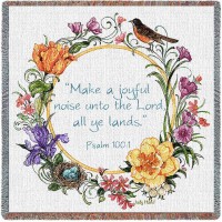 Joyful Noise Small Blanket 53x53 inch
