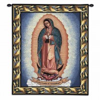 Our Lady Of Guadalupe Wall Tapestry 26x32 inch