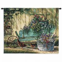 Spring Social Wall Tapestry 32x26 inch