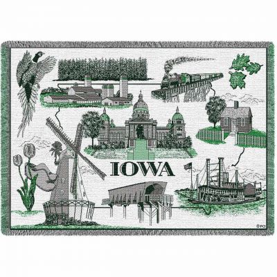 Iowa Blanket 48x69 inch - 666576003014 - IA-A