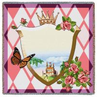 Fairest in the Land Strawberry Small Blanket 53x53 inch