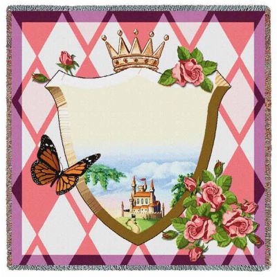 Fairest in the Land Strawberry Small Blanket 53x53 inch - 666576703433 - 6494-LS