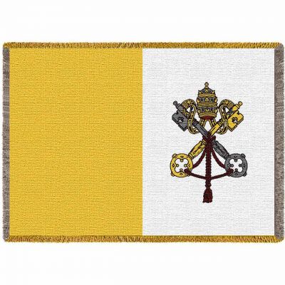 Vatican Flag Blanket 69x48 inch - 666576698982 - 1370-A