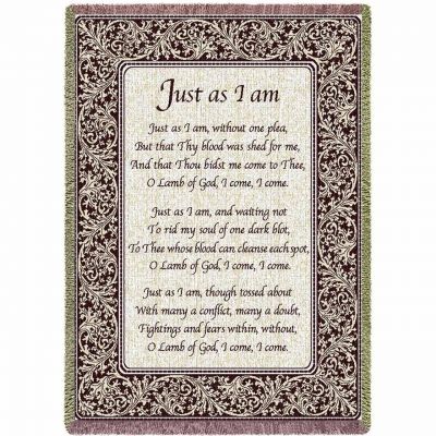 Just As I Am Blanket 48x69 inch - 666576041177 - 1671-A