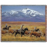Homeward Bound - Reginald Jones - Cotton Woven Blanket Throw -  (72x54)