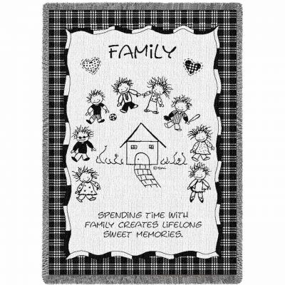Family Memories Blanket 48x69 inch - 666576046318 - 1840-A