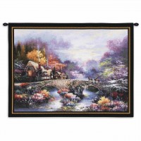 Going Home Wall Tapestry by Artist James Lee 34x26 inch