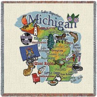 Michigan State Small Blanket 54x54 inch