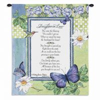 Daughter-In-Law Wall Tapestry 34x26 inch