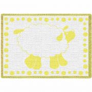 Baby Lamb Yellow Small Blanket 48x35 inch