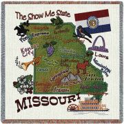 Missouri State Small Blanket 54x54 inch