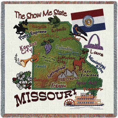 Missouri State Small Blanket 54x54 inch - 666576090144 - 3907-LS