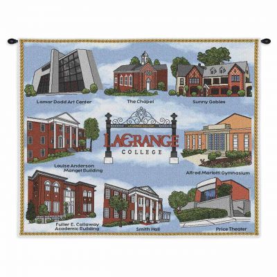 Lagrange College -Wall Tapestry 34x26 inch -  - 4933-WH
