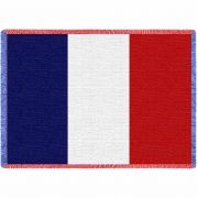 French Flag Blanket 48x69 inch
