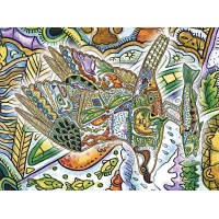 Osprey Blanket by Artist Sue Coccia 70x54 inch