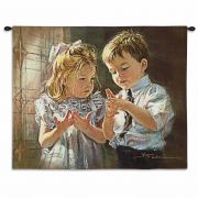 Here Is The Church Wall Tapestry 34x26 inch