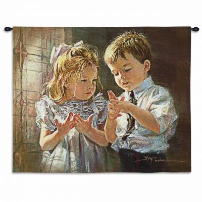 Here Is The Church Wall Tapestry 34x26 inch - 666576104797 - 5155-WH