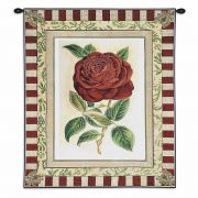 Red Rose II Wall Tapestry 26x33 inch