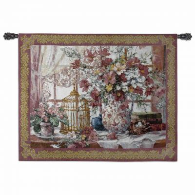 Queen Annes Lace Wall Tapestry 53x40 inch - 666576058441 - 2465-WH
