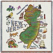 New Jersey State Small Blanket 54x54 inch