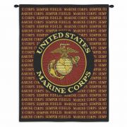 Semper Fi Marine Corp Wall Tapestry 26x34 inch