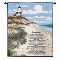 Footprints Wall Tapestry 26x34 inch
