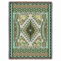 Painted Hills Sage Tapestry Throw 53x70 inch