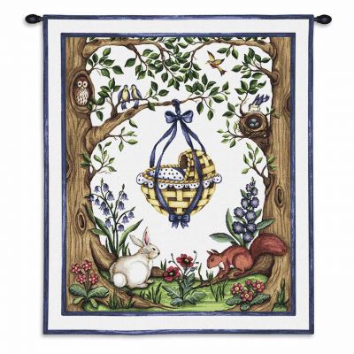 Rock Bye Blue Wall Tapestry 26x34 inch - 666576039051 - 980-WH