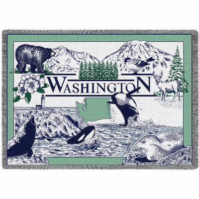Washington Blanket 48x69 inch - 666576003311 - WA-A