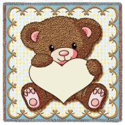 My Little Teddy Bear Small Blanket 53x53 inch