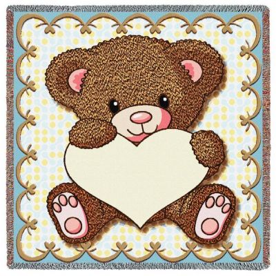 My Little Teddy Bear Small Blanket 53x53 inch - 666576703426 - 6531-LS
