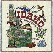 Idaho State Small Blanket 54x54 inch