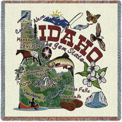 Idaho State Small Blanket 54x54 inch - 666576090564 - 3930-LS