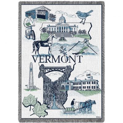 Vermont Blanket 48x69 inch - 666576003298 - VT-A
