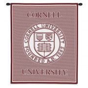Cornell University -Cornell Seal Wall Tapestry 26x34 inch