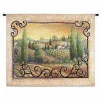Visions Of Tuscany Wall Tapestry 33x26 inch