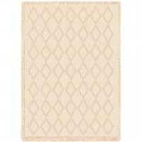 Diamond Natural Blanket 48x69 inch
