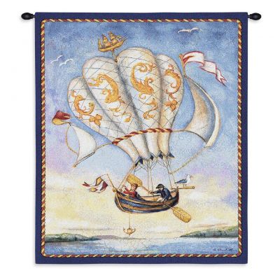 Airship Wall Tapestry 27x32 inch - 666576053040 - 2140-WH