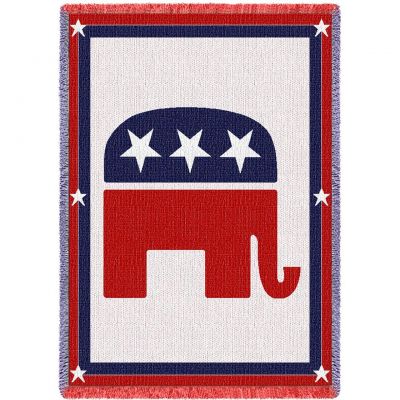 Republican Logo Blanket 48x69 inch - 666576041733 - 1757-A