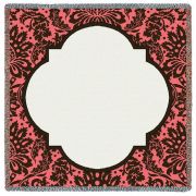 Damask Baby Cotton Candy Small Blanket 53x53 inch
