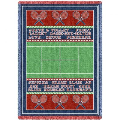 Tennis Court Blanket 48x69 inch - 666576097860 - 4384-A