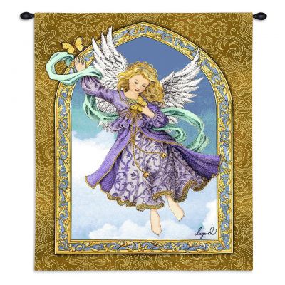 Lavender Angel Wall Tapestry 26x34 inch - 666576104605 - 5114-WH