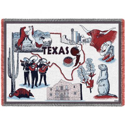 Texas Blanket 48x69 inch - 666576016328 - TX-A