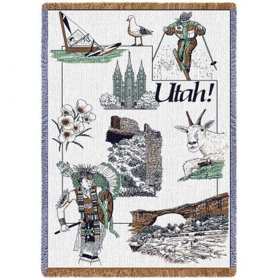 Utah Blanket 48x69 inch - 666576003281 - UT-A