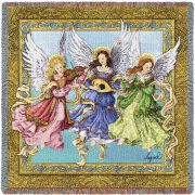 Angelic Trio Small Blanket 54x54 inch
